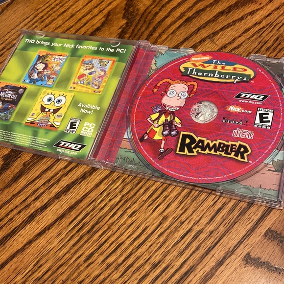 Vintage Y2K Nickelodeon THQ Wild Thornberry’s Rambler PC Game CD-ROM Gaming - Picture 2 of 6